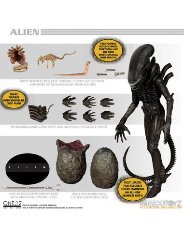es::Alien Action Figura 1/12 Alien 18 cm