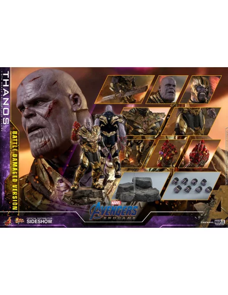 es::Vengadores: Endgame Figura 1/6 Thanos Battle Damaged Version Hot Toys 42 cm