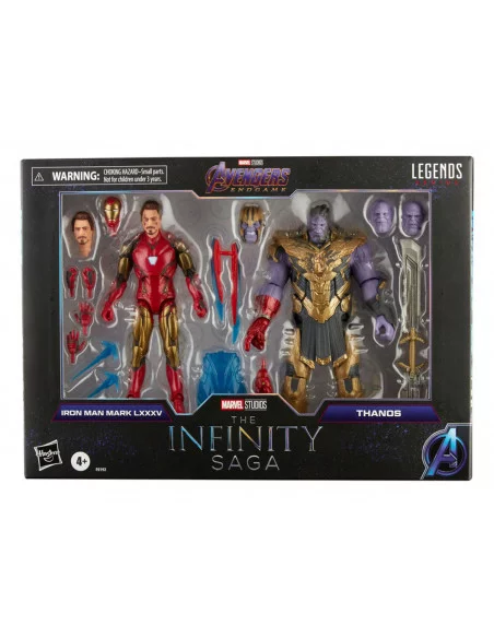 es::The Infinity Saga Marvel Legends Series Pack de 2 Figuras 2021 Iron Man & Thanos Endgame