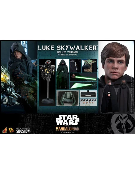 es::Star Wars The Mandalorian Figura 1/6 Luke Skywalker Deluxe Hot Toys 30 cm