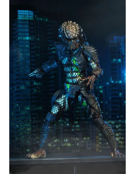 es::Predator 2 Figura Ultimate Battle-Damaged City Hunter 20 cm