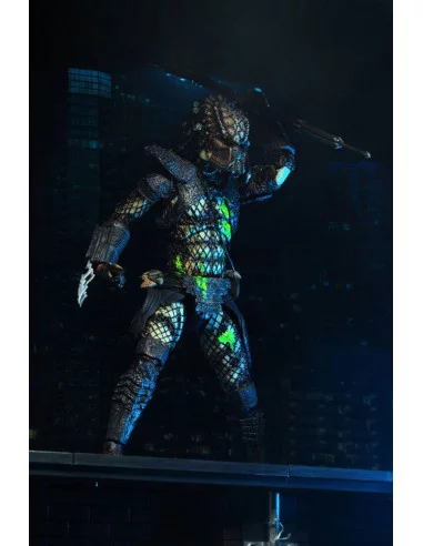 es::Predator 2 Figura Ultimate Battle-Damaged City Hunter 20 cm