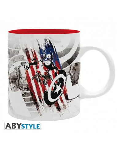 es::Marvel Comics Taza Diseños Capitán América 320 ml