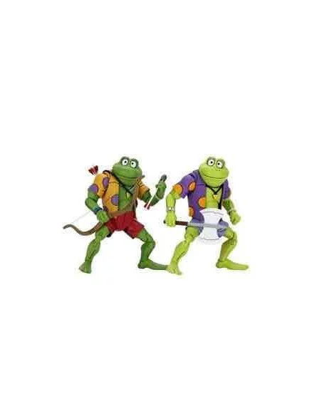 es::Tortugas Ninja Pack de 2 Figuras Genghis & Rasputin Frog 18 cm