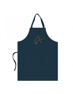 es::Delantal Tintín Con Bordado Naranja