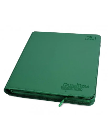 es::Ultimate Guard 12-Pocket QuadRow ZipFolio XenoSkin Verde