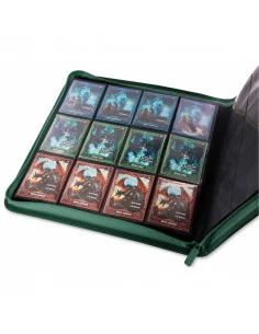 es::Ultimate Guard 12-Pocket QuadRow ZipFolio XenoSkin Verde 2