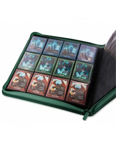 es::Ultimate Guard 12-Pocket QuadRow ZipFolio XenoSkin Verde
