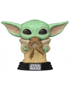 es::Star Wars The Mandalorian POP! Vinyl Figura The Child w/ Frog Baby Yoda 9 cm