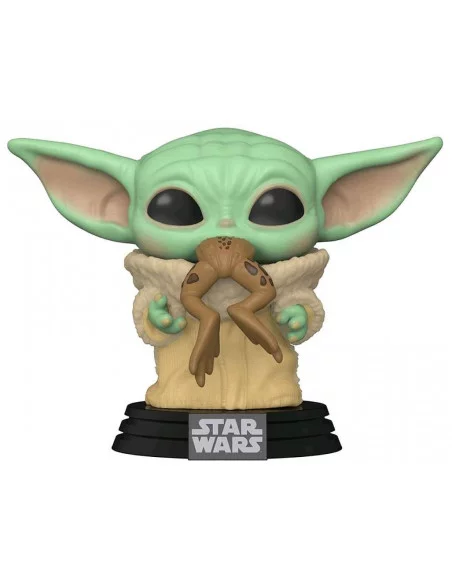 es::Star Wars The Mandalorian POP! Vinyl Figura The Child w/ Frog Baby Yoda 9 cm