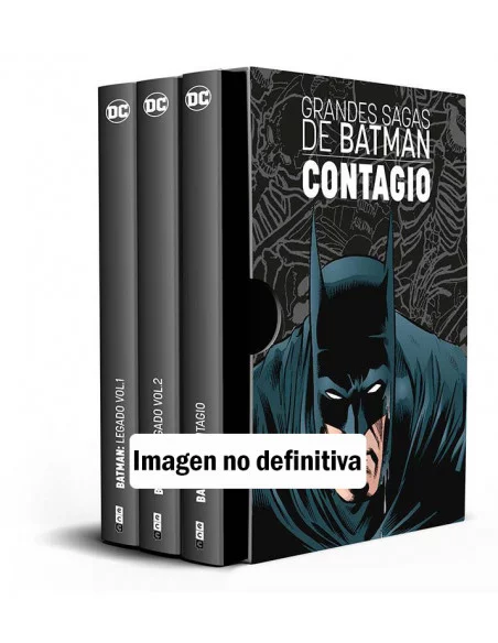 es::Estuche Grandes sagas de Batman: Batman: Contagio + Batman: Legado vol. 01 y 02 