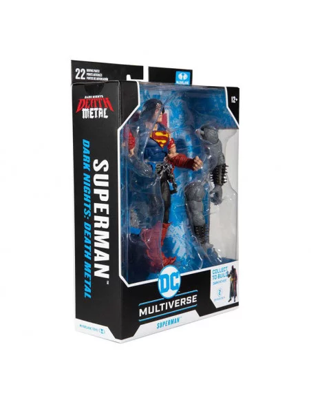 es::Dark Nights: Death Metal Figura Superman DC Multiverse 18 cm es::Dark Nights: Death Metal Figura Superman DC Multiverse 18 cm
