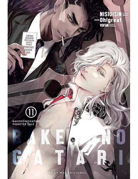 es::Bakemonogatari, Vol. 11 primera edición con marcapáginas y carta