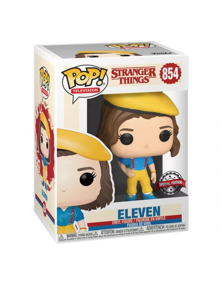 es::Stranger Things POP! TV Vinyl Figura Eleven in Yellow Outfit 9 cm