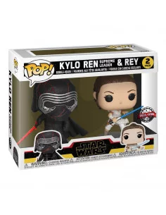 es::Star Wars Rise of Skywalker Pack de 2 POP! Vinyl Cabezón Kylo & Rey 9 cm 2