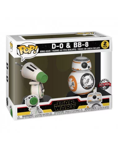 es::Star Wars Rise of Skywalker Pack de 2 POP! Vinyl Cabezón D-O & BB-8 9 cm