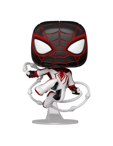 es::Marvel's Spider-Man POP! Games Vinyl Figura Miles Morales Track Suit 9 cm