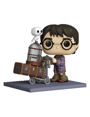 es::Harry Potter Funko Pop! Deluxe Harry Pushing Trolley 9 cm