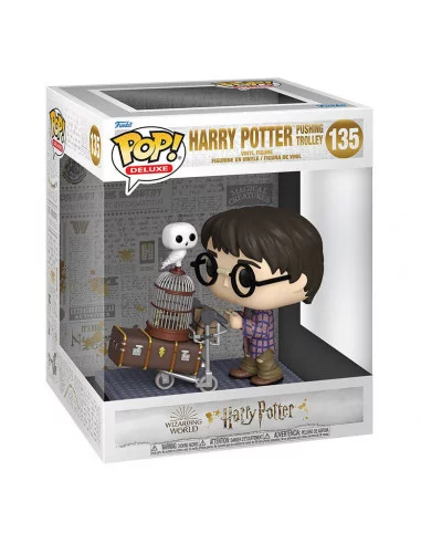 es::Harry Potter Funko Pop! Deluxe Harry Pushing Trolley 9 cm