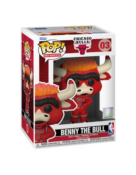 es::NBA Mascots Funko POP! Chicago - Benny the Bull 9 cm