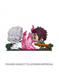 es::Demon Slayer Pack de 2 POP Moment! Vinyl Figuras Tanjiro vs. Rui 9 cm