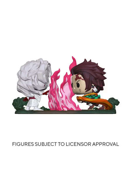 es::Demon Slayer Pack de 2 POP Moment! Vinyl Figuras Tanjiro vs. Rui 9 cm