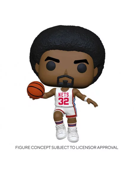 es::EMBALAJE DAÑADO. NBA Legends POP! Sports Vinyl Figura Julius Erving Nets Home 9 cm