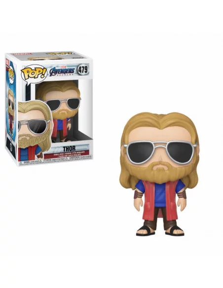 es::Avengers: Endgame POP! Movies Vinyl Figura Thor de paisano 9 cm
