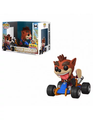 es::Crash Team Racing POP! Rides Vinyl Figura Crash Bandicoot 15 cm