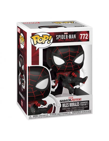 es::Marvel's Spider-Man POP! Games Vinyl Figura Miles Morales AT Suit 9 cm