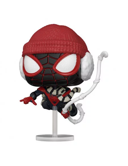 es::Marvel's Spider-Man POP! Games Vinyl Figura Miles Morales Winter Suit 9 cm