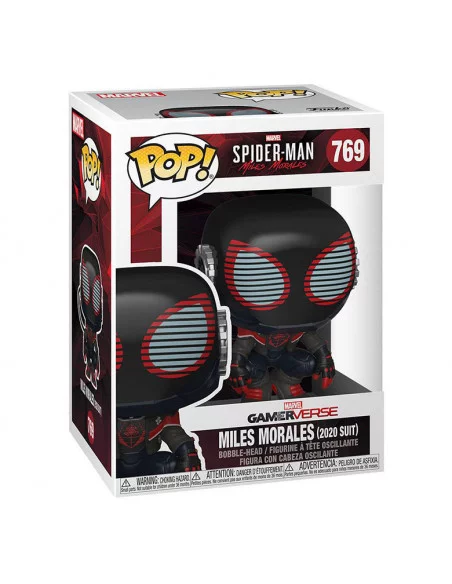 es::Marvel's Spider-Man POP! Games Vinyl Figura Miles Morales 2020 Suit 9 cm