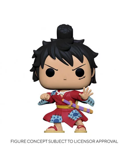 es::One Piece POP! Television Vinyl Figura Luffy in Kimono 9 cm