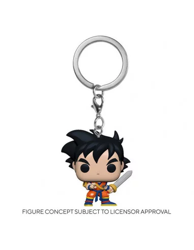 es::Dragon Ball Z Llavero Pocket POP! Gohan w/Sword 4 cm