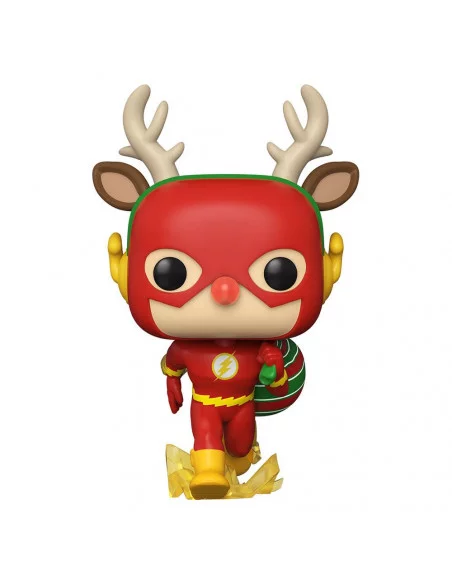 es::DC Comics Figura POP! Heroes Vinyl DC Holiday: The Flash Holiday Dash 9 cm