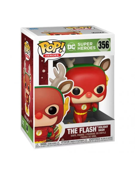 es::DC Comics Figura POP! Heroes Vinyl DC Holiday: The Flash Holiday Dash 9 cm es::DC Comics Figura POP! Heroes Vinyl DC Holiday: The Flash Holiday Dash 9 cm