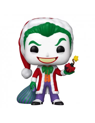 es::DC Comics Figura POP! Heroes Vinyl DC Holiday: The Joker as Santa 9 cm