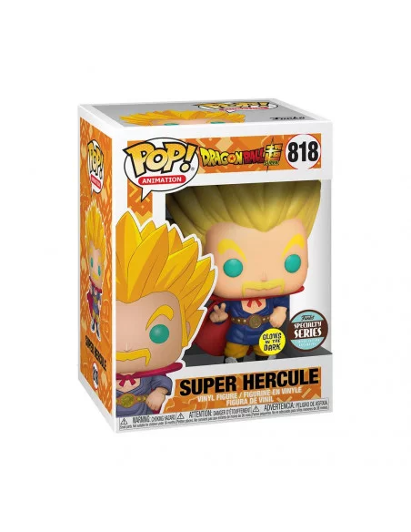 es::Dragon Ball Super Figura POP! Animation Vinyl Specialty Series Super Saiyan Hercule Glow 9 cm