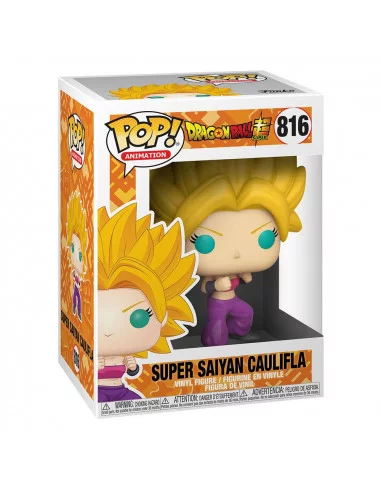 es::Dragon Ball Super Figura POP! Animation Vinyl Super Saiyan Caulifla 9 cm