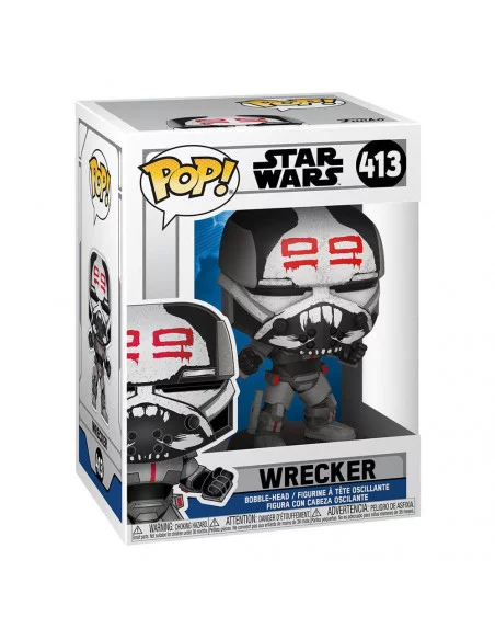es::Star Wars: Clone Wars POP! Star Wars Vinyl Figura Wrecker 9 cm