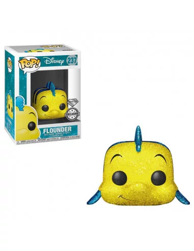 es::La Sirenita Figura POP! Disney Vinyl Flounder Diamond Glitter 9 cm