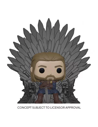 es::Juego de tronos Funko POP! Ned Stark on Throne 9 cm