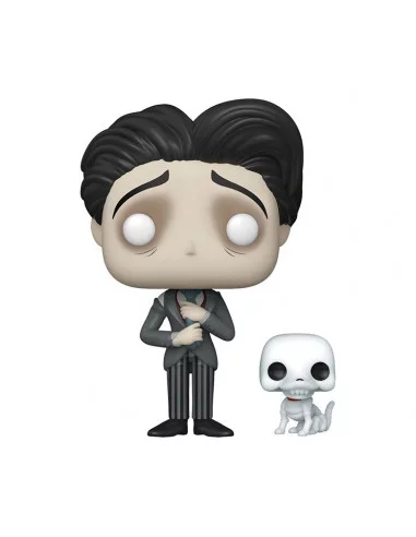 es::Corpse Bride Figura POP! Movies Vinyl Victor Van Dort with Scraps 9 cm