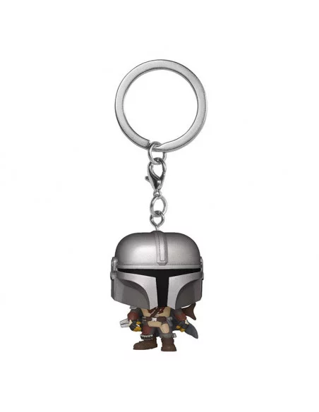 es::Star Wars The Mandalorian Llavero Pocket POP! The Mandalorian 4 cm