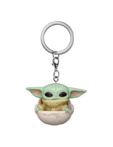 es::Star Wars The Mandalorian Llavero Pocket POP! The Child/Hover Pram 4 cm