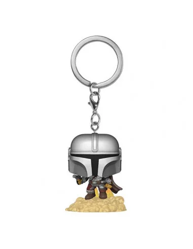 es::Star Wars The Mandalorian Llavero Pocket POP! The Mandalorian flying 4 cm