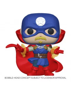 es::Marvel Infinity Warps Figura POP! Vinyl Soldier Supreme 9 cm