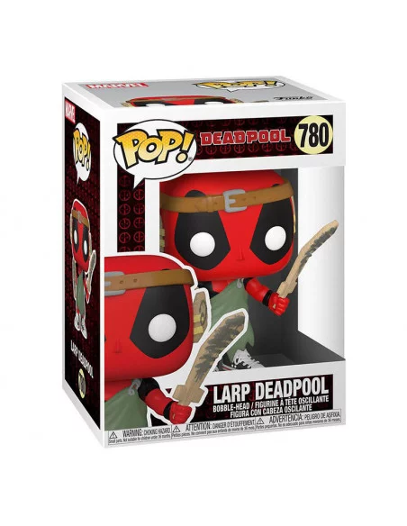 es::Marvel Deadpool 30th Anniversary Figura POP! Vinyl Nerd Deadpool 9 cm