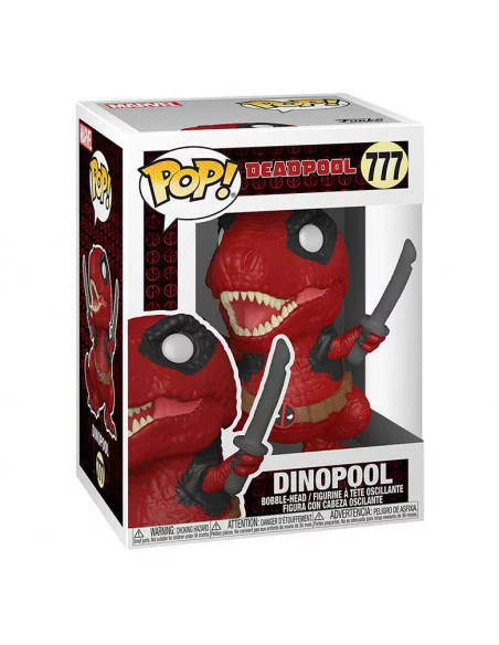 es::Marvel Deadpool 30th Anniversary Figura POP! Vinyl Dinopool 9 cm