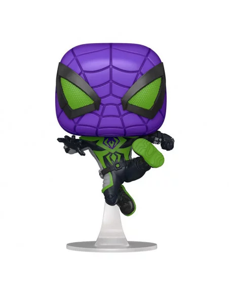 es::Marvel's Spider-Man POP! Games Vinyl Figura Miles Morales Purple Suit 9 cm